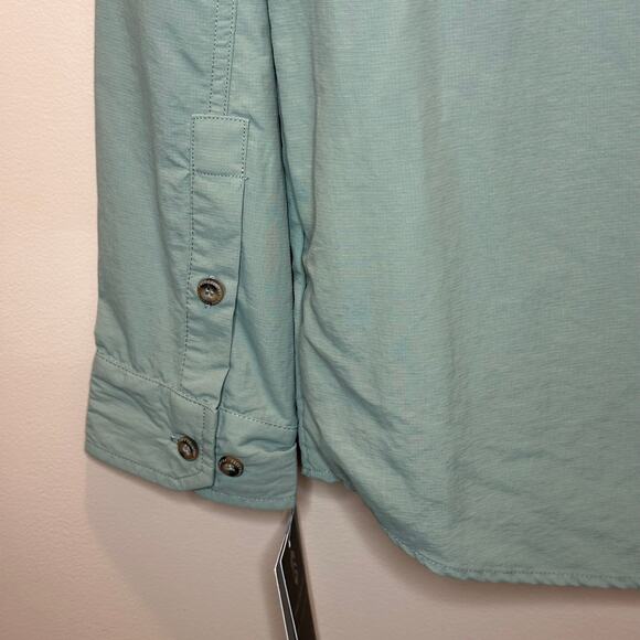 NWT Free Country Rip-Stop Expedition Long Sleeve Button Up Shirt Mens Size Small - Picture 3 of 10